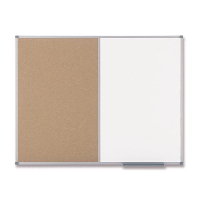 Tablero NOBO Classic combinado - Pizarra magnética + corcho 1200x900 mm