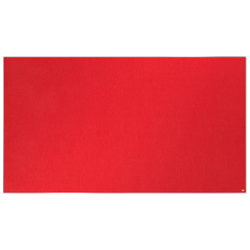 Tablero NOBO Impression Pro de formato panorámico de fieltro 1880x1060mm, rojo