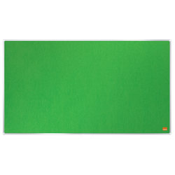 Tablero NOBO Impression Pro de formato panorámico de fieltro 710x400mm, verde
