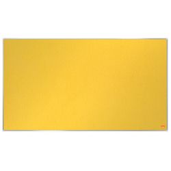 Tablero NOBO Impression Pro de formato panorámico de fieltro 890x500mm, amarillo