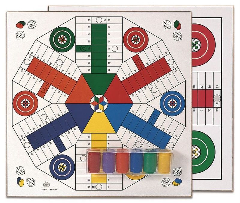 Tablero parchis 4/6 40x40x1