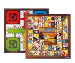 Tableros de madera parchís-oca fournier