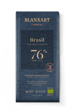 Tableta Chocolate 76% Brasil Ecológico 100 grs Blanxart