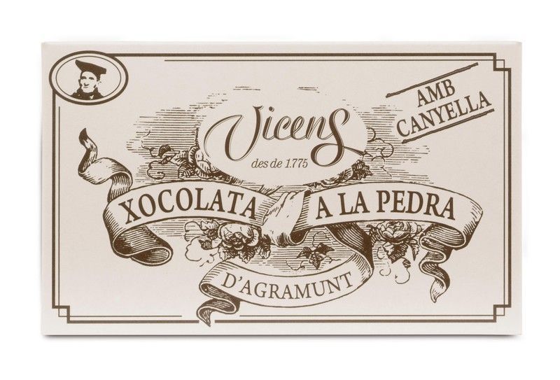 Tableta chocolate a la piedra con canela jolonch 300 grs