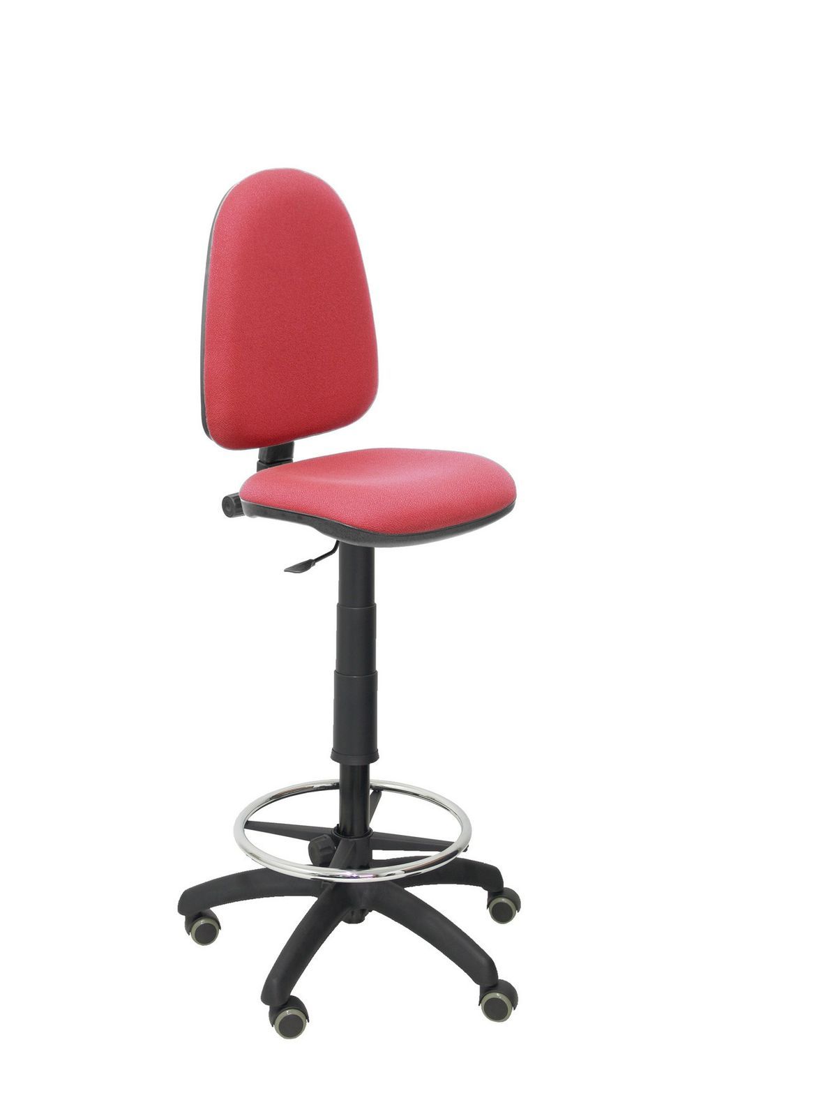 Taburete Ayna bali granate ruedas de parquet