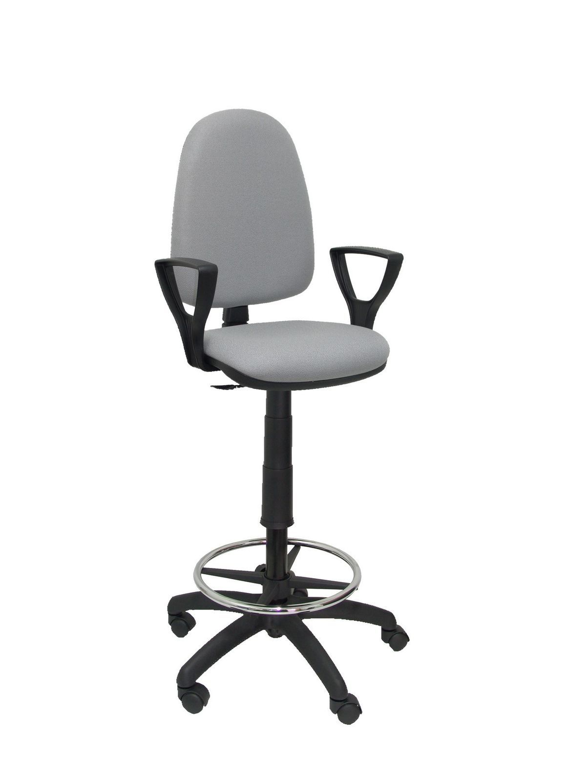 Taburete Ayna bali grisclaro brazos fijos