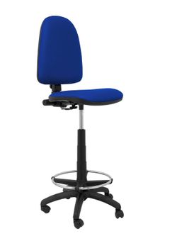 Taburete Ayna similpiel azul