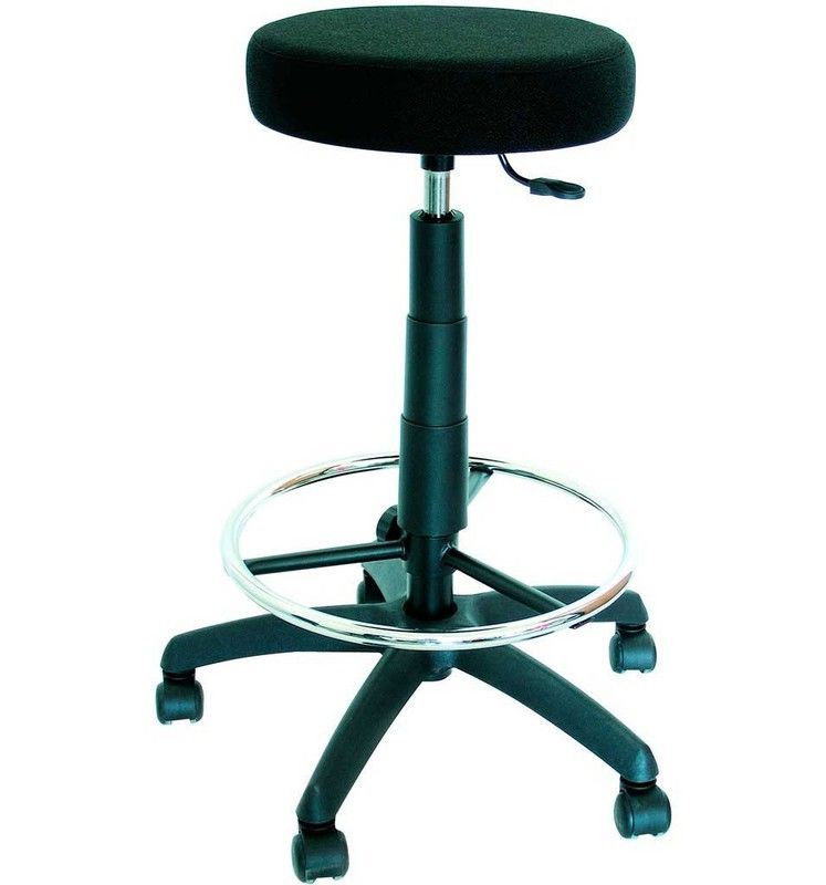 Taburete con ruedas elevable t-10