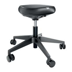 Taburete Leitz Ergo con Ruedas y Asiento Confort