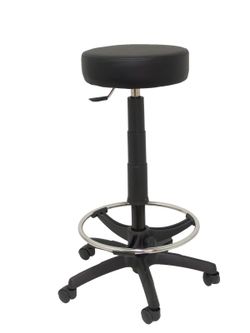 Taburete modelo T10 similpiel negro