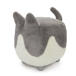 Taburete Original Le Minou grisblanco madera Balvi Idea Regalo