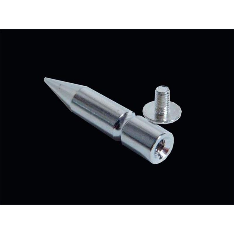 Tachuela Pincho Largo Metalico Plateado