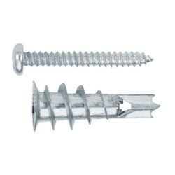 Taco Metálico + Tornillo Para Yeso 13x32mm