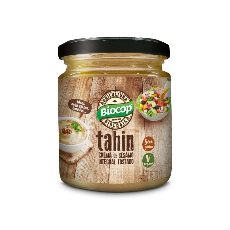 Tahin integral tostado biocop 225 g bio ecológico