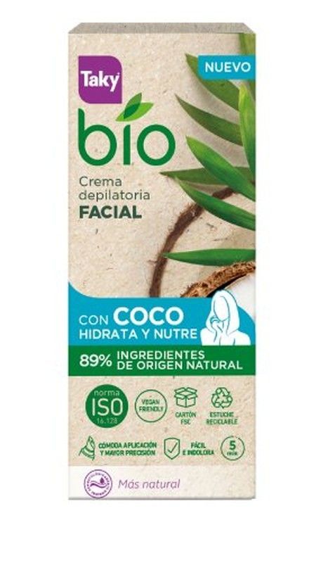 Taky Crema Depilatoria 20 Facial Bio Coc