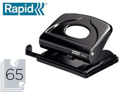 Taladrador rapid fmc20 metalico color negro capacidad 20 hojas