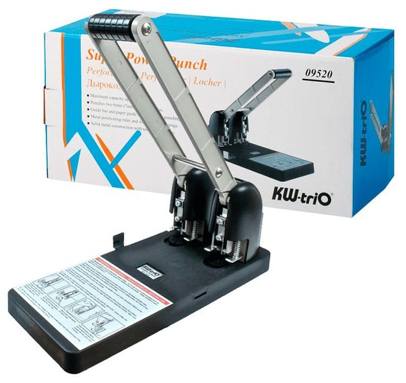 Taladradora 2 agujeros 130 hojas KW-952