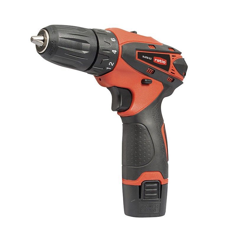 Taladro atornillador batería RATIO R-AT12-2.2 Cargador rápido. Referencia 7994X429