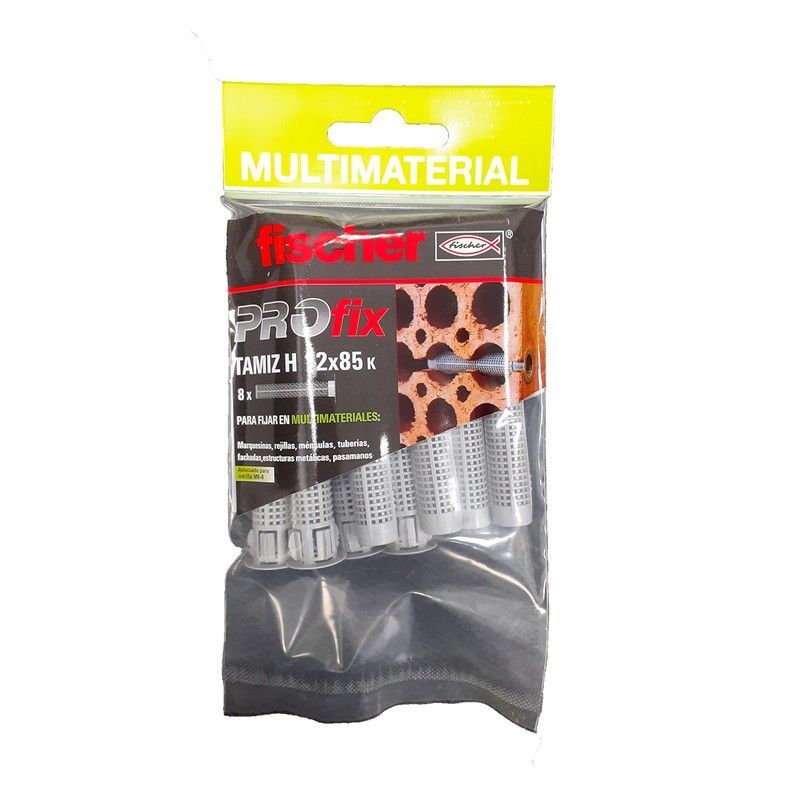 Tamices Taco Químico Fischer Ø 12x85 (Bolsa 8 u.)