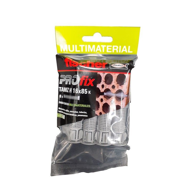 Tamices Taco Químico Fischer Ø 16x85 (Bolsa 8 u.)