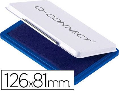 Tampon q-connect n.2 126x81 mm azul
