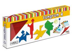 Tangram 4 Jugadores Madera
