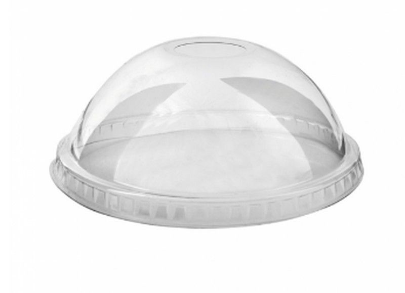 Tapa Cupula con Orifico Transparente PET 200 Unidades