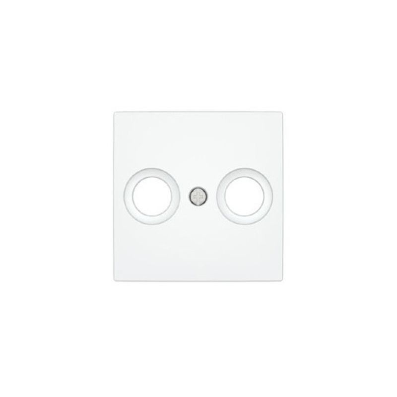 Tapa toma TV 2 conectores serie Viva blanco 23330 BJC