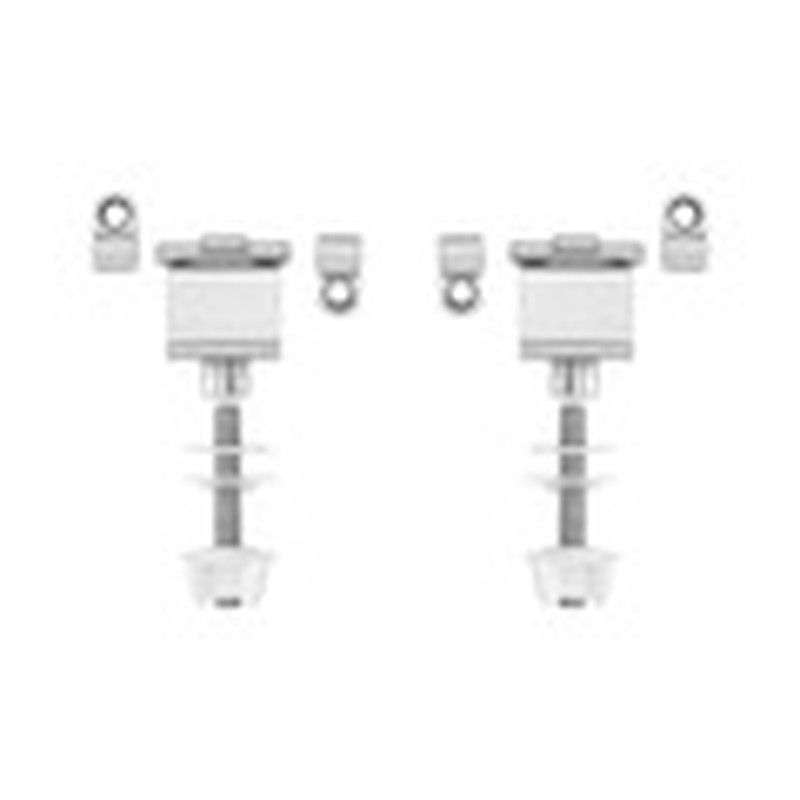 Tapa Wc Kit Bisagras Inox Modelo  Victoria