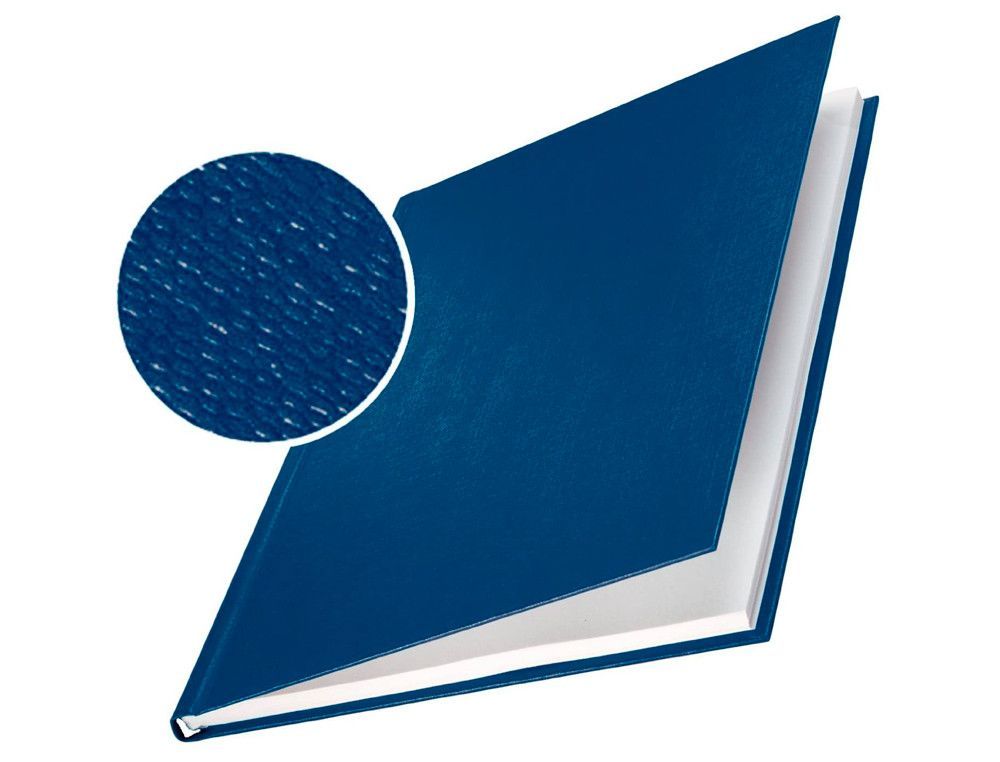 Tapas rígidas DIN A4. Serie Classic. Lomo 10.5 mm. Caja 10 tapas, azul