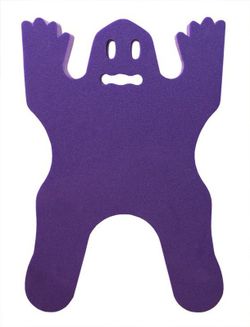 Tapiz con forma de fantasma. 4 colores