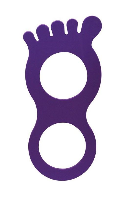 Tapiz con forma de pie. 4 colores