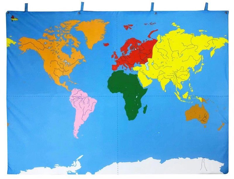 Tapiz mapamundi