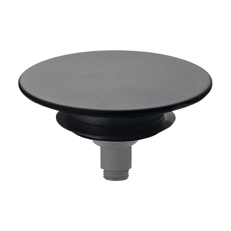 Tapón válvula click·clack acabado negro mate