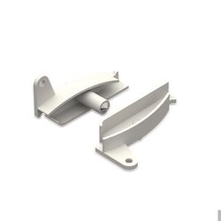 Tapones con clip celosia orientable AP-75: PVC Jgo.