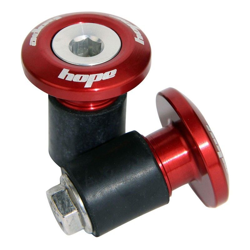 Tapones Hope Manillar Mtb Rojos