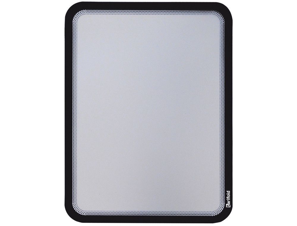 Tarifold pack 2 marco magneto iman A4 negro superficie antirreflejo esquinas redondeadas 195037