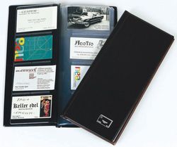 Tarjetero fijo de pvc