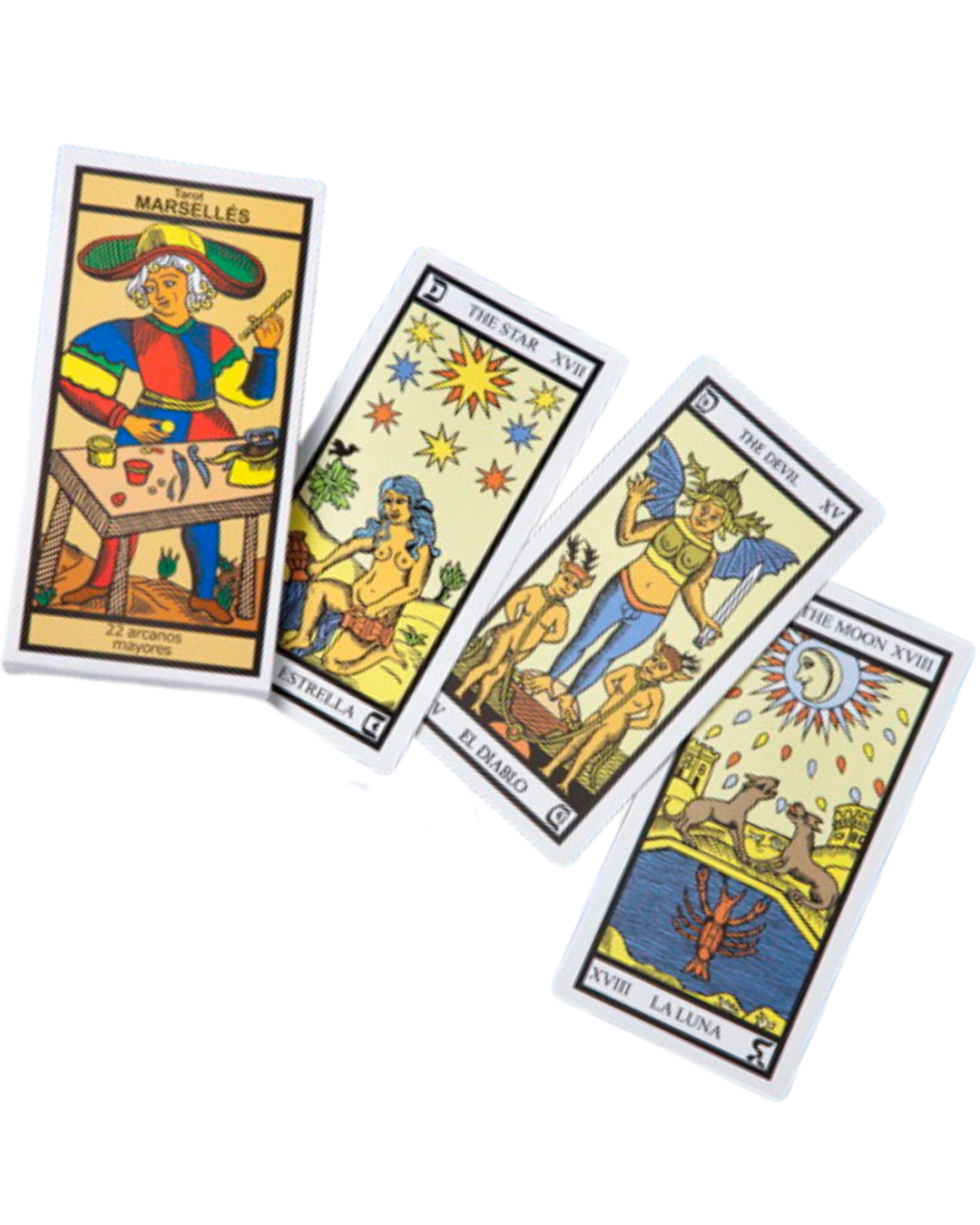 Tarot de 22 Arcanos – Guía Espiritual y Autoconocimiento (11cm)
