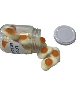 Tarro golosinas huevos