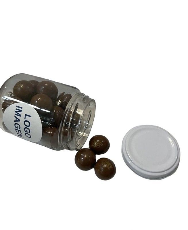 Tarro golosinas shocobolas negras de Lacasa