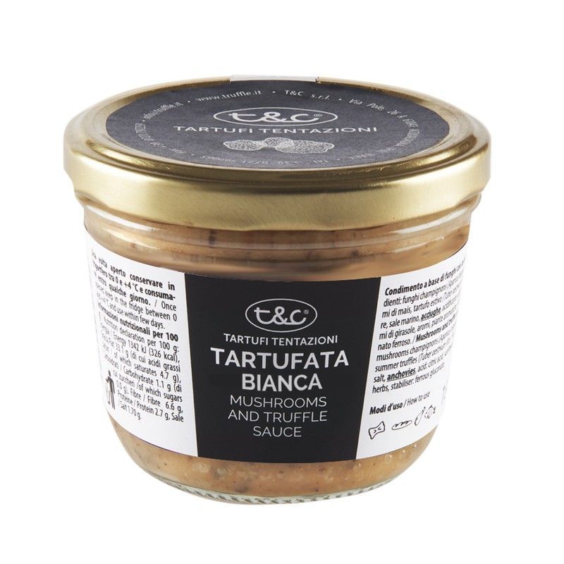 Tartufata Blanca Salsa Trufa y Setas 180 grs Tartufi Tentazioni
