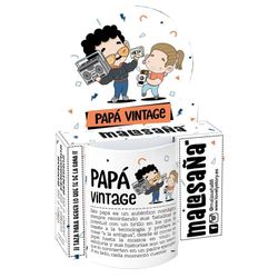 Taza 330Ml Papá Vintage Ideal para Regalo