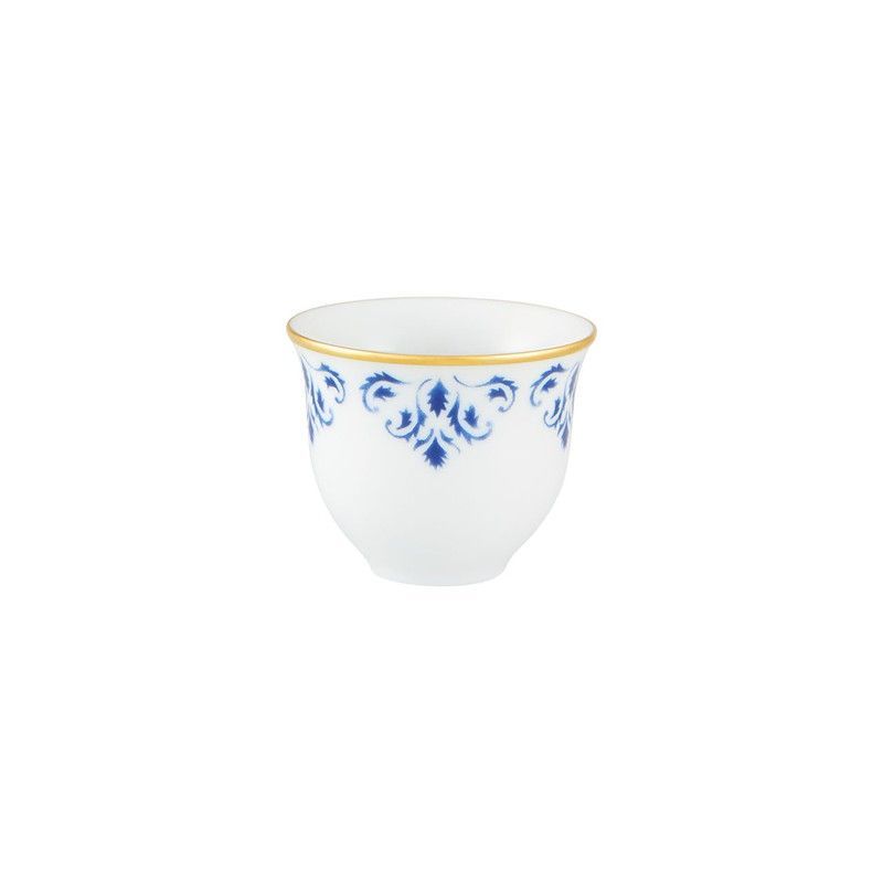 Taza de café de porcelana en multicolor, Ø 6 x 5,1 cm | Transatlântica