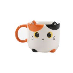 Taza de Espresso Gato Naranja Set 2 piezas ITotal