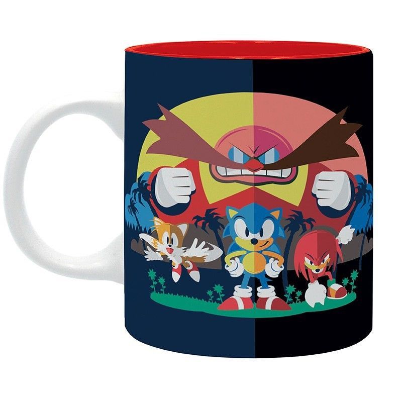 Taza de Sonic, Knuckles y Tails