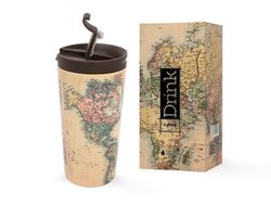 Taza de Viaje 350 ml OLD MAP I-Total