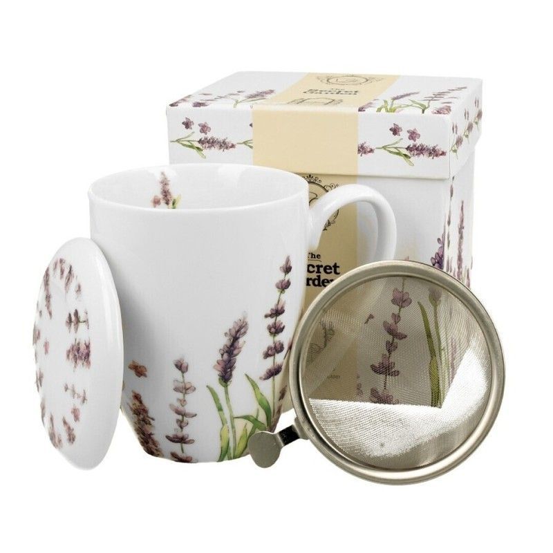 Taza Infusion Lavanda Porcelana para Té e Infusion