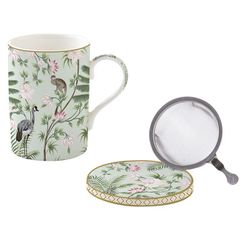 Taza Infusiones Porcelana Regalo Selva Easy Life