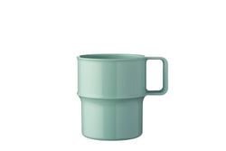 Taza Melamina Mepal 280 ml Apilable Verde Retro